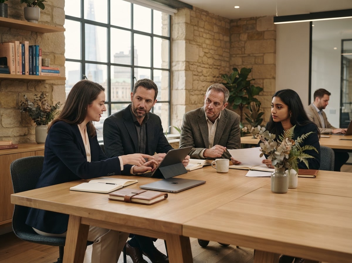 Nexbit analyst reviewing portfolio data on a laptop